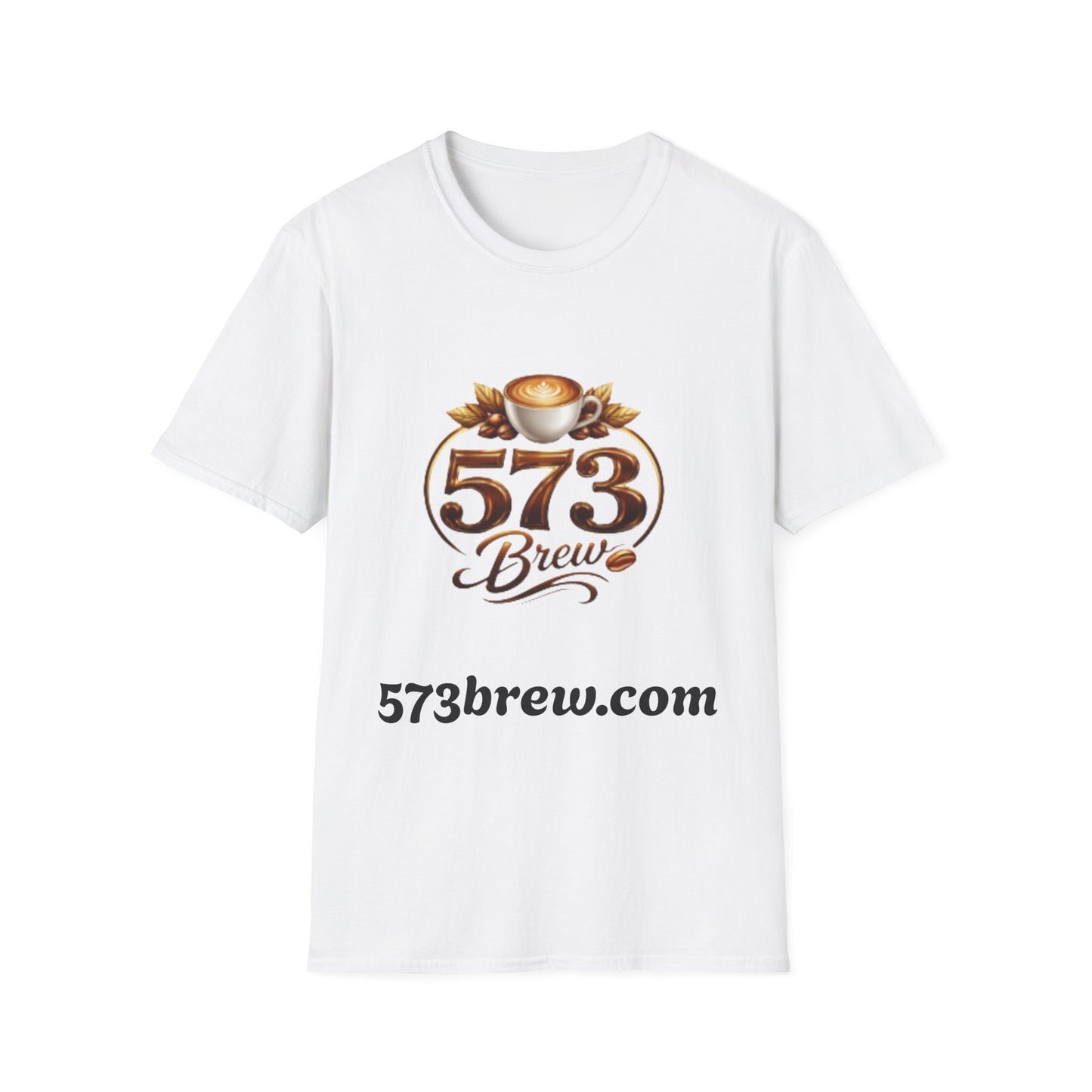 573 Brew Coffee T-Shirt — Logo Tee for Coffee Lovers
