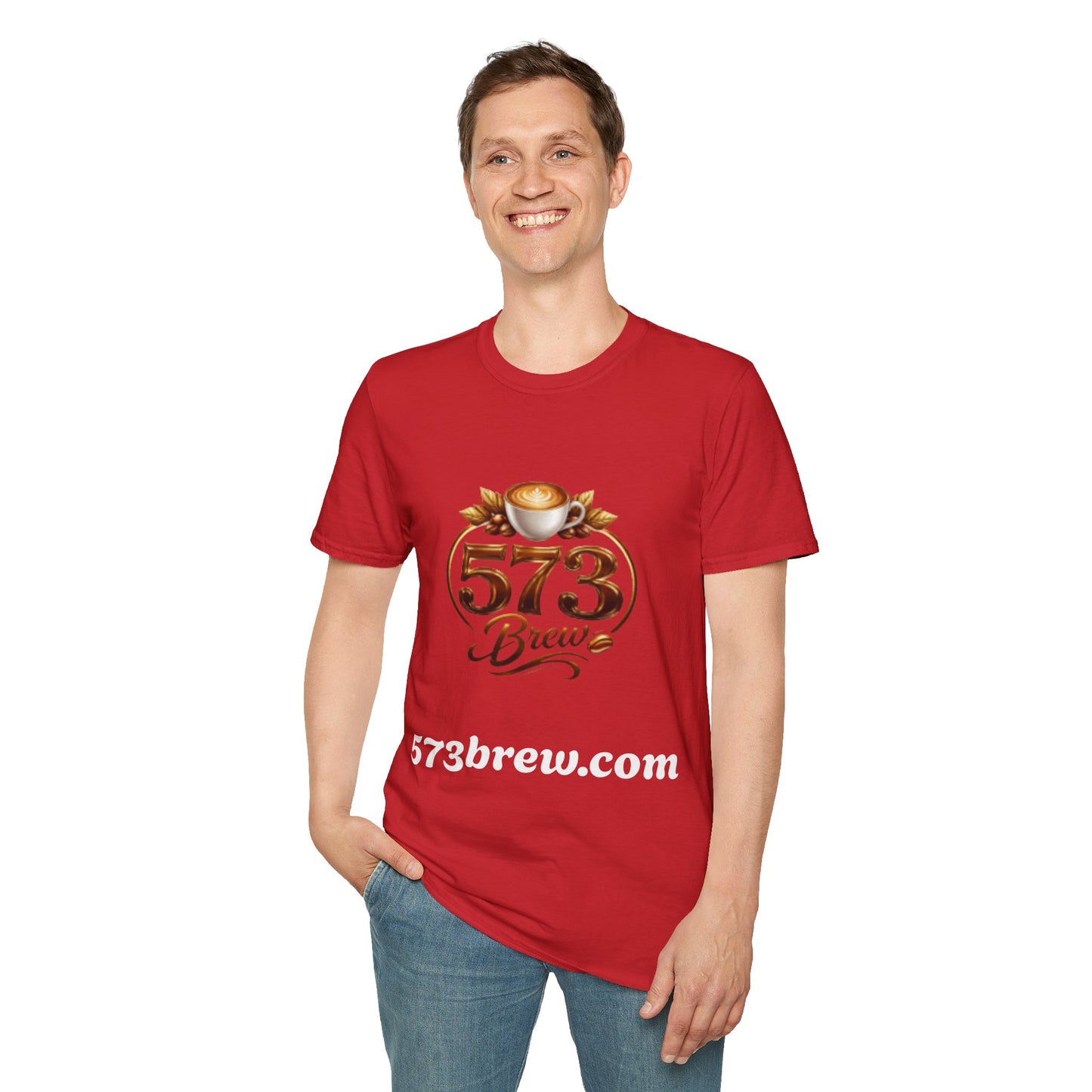 573 Brew Coffee T-Shirt — Logo Tee for Coffee Lovers