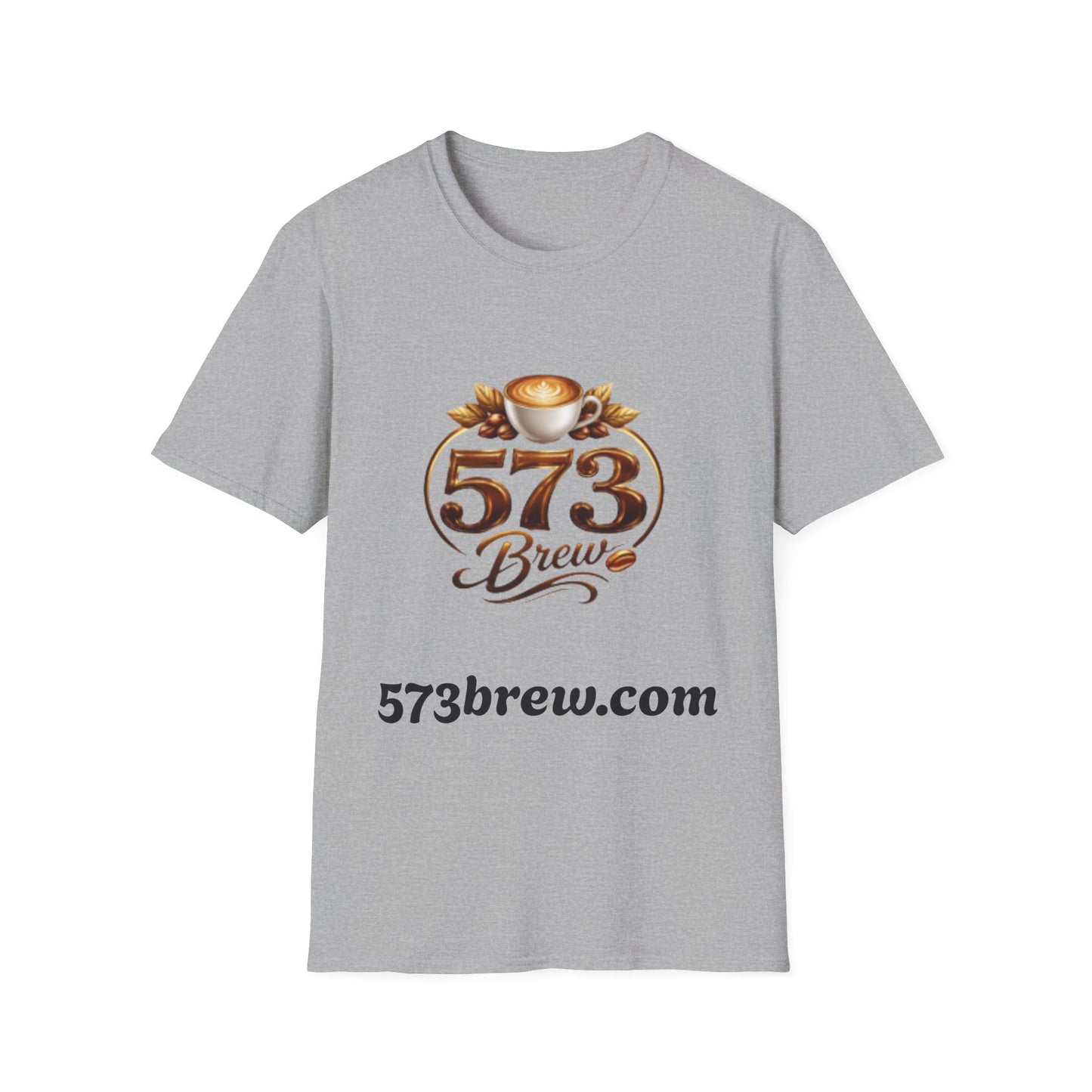 573 Brew Coffee T-Shirt — Logo Tee for Coffee Lovers