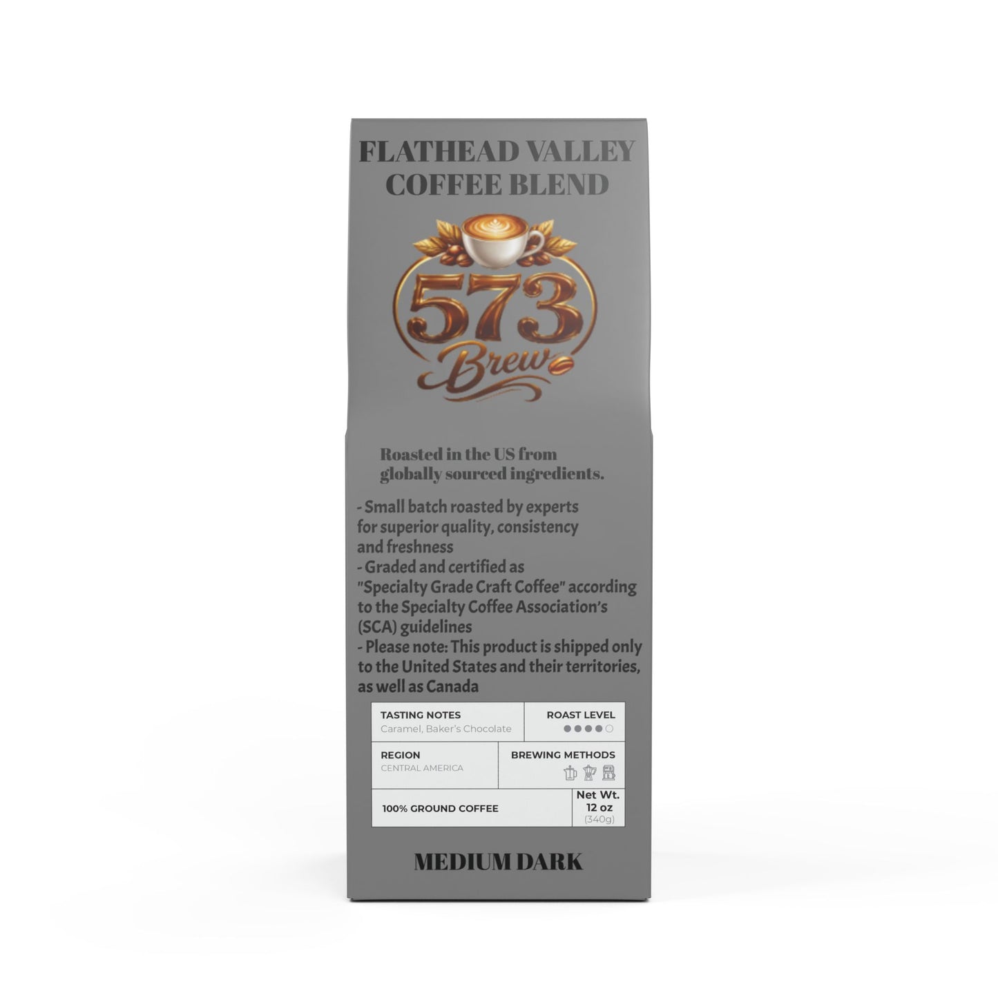 Flathead Valley Coffee Blend (Medium-Dark Roast)