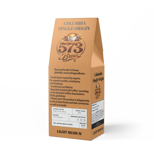 Colombia Single Origin Coffee (Light-Medium Roast)