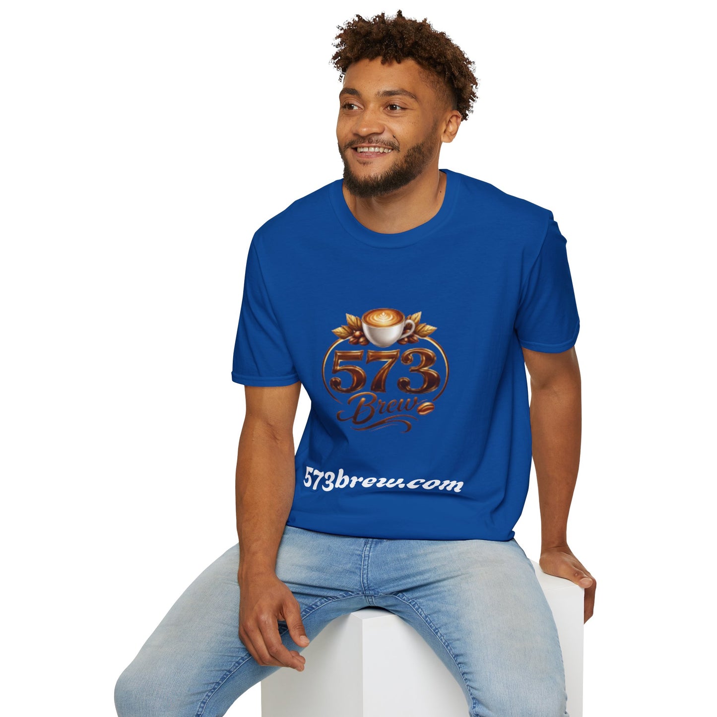 573 Brew Coffee T-Shirt — Logo Tee for Coffee Lovers