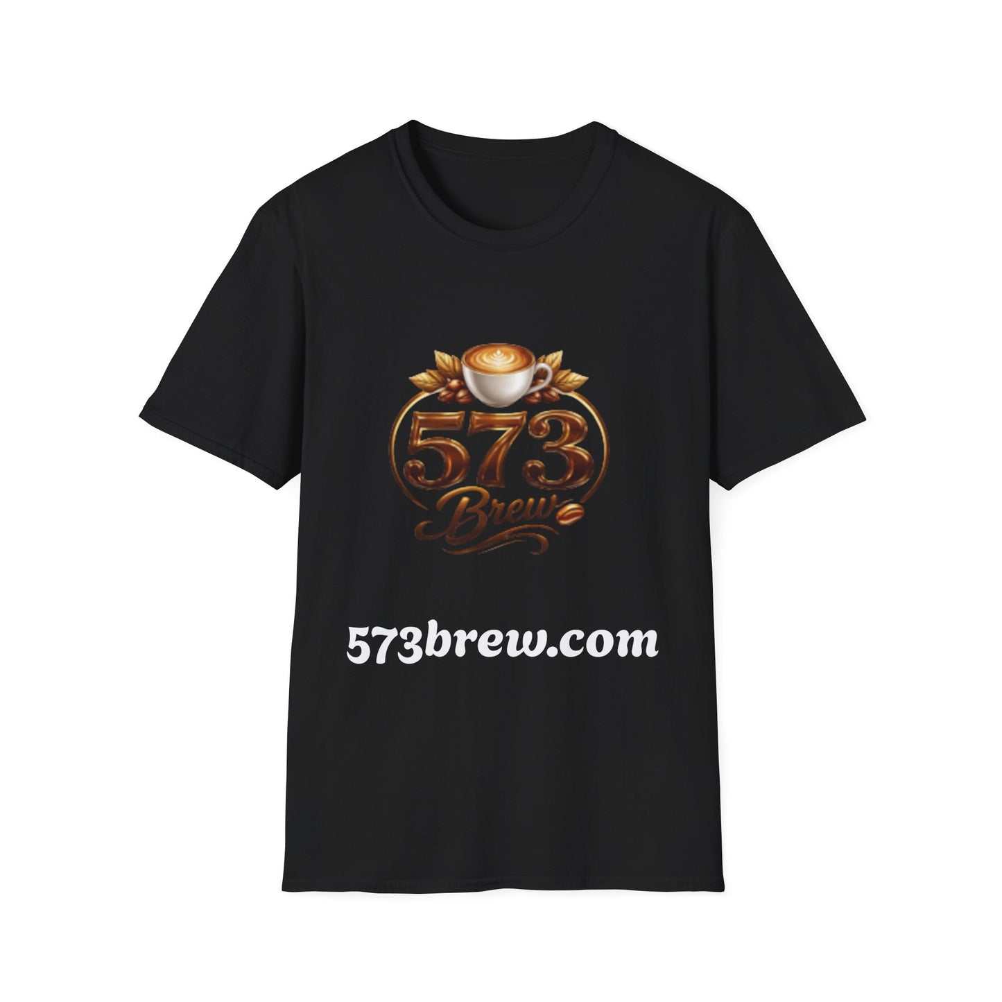 573 Brew Coffee T-Shirt — Logo Tee for Coffee Lovers