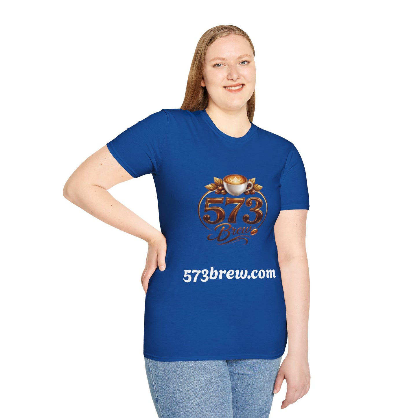573 Brew Coffee T-Shirt — Logo Tee for Coffee Lovers