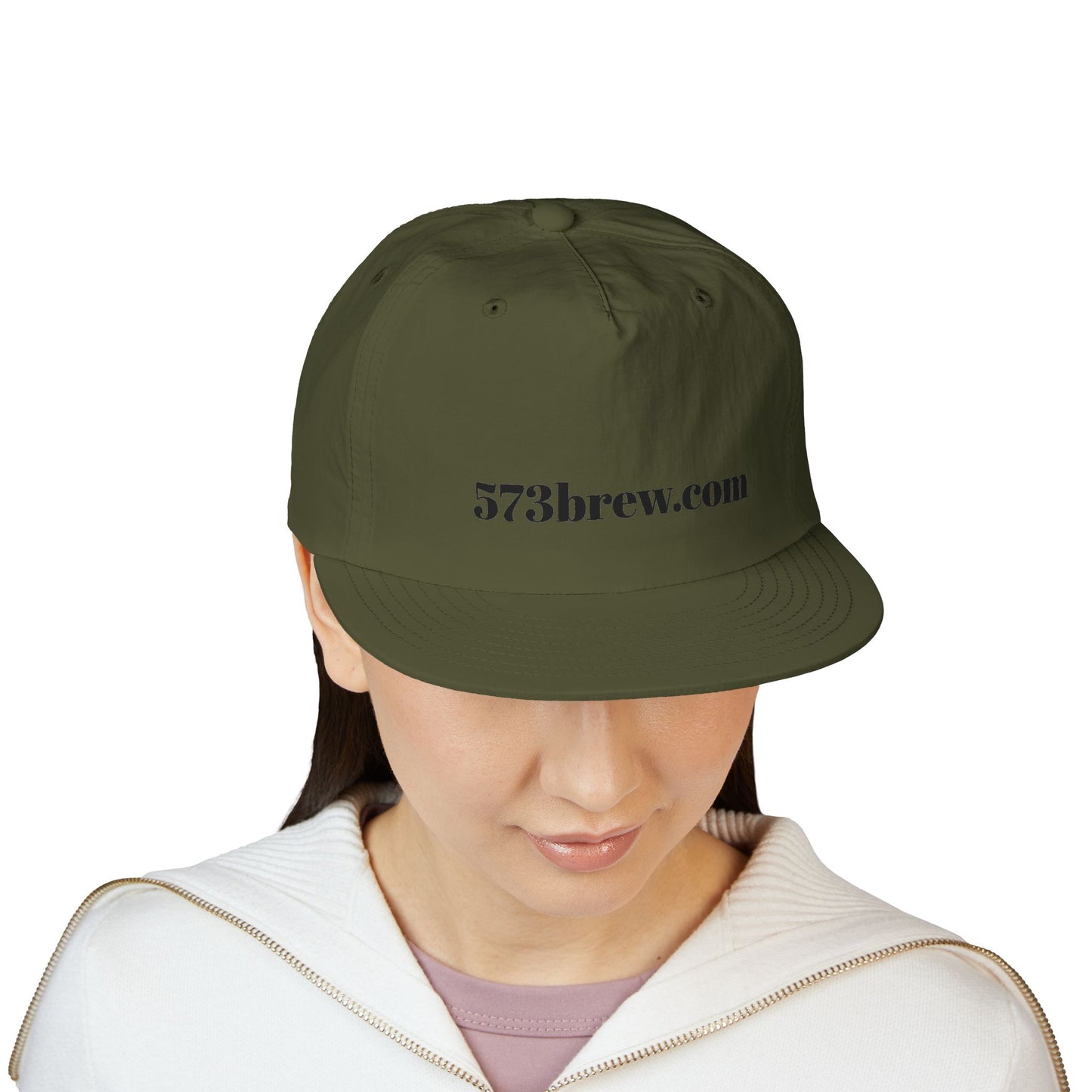 573brew.com Surf Cap – Minimalist Beach Hat for Surfers & Coastal Fans