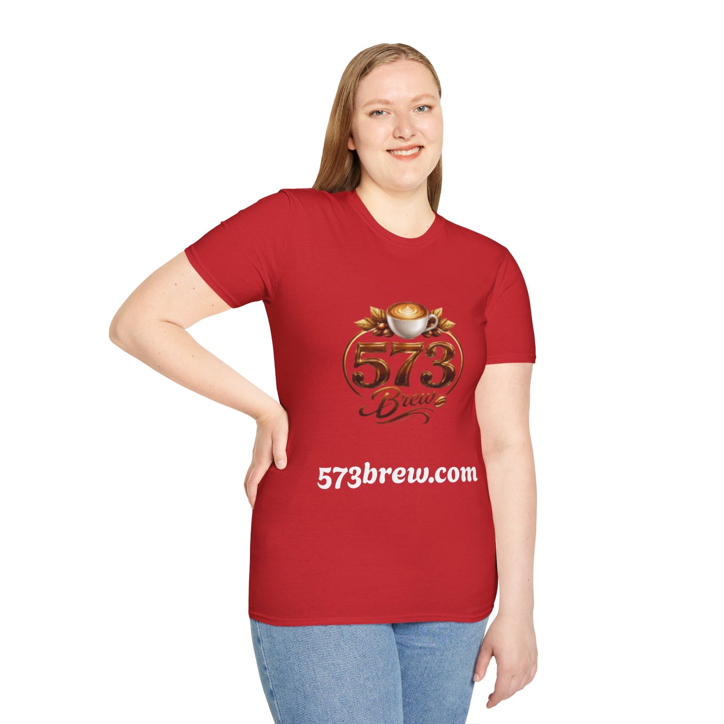 573 Brew Coffee T-Shirt — Logo Tee for Coffee Lovers