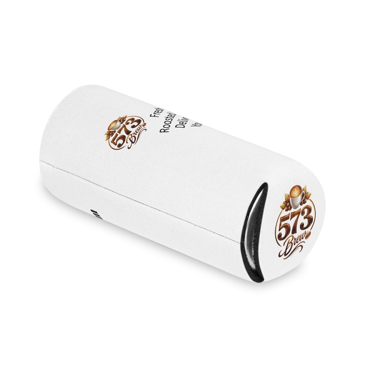 Can Cooler — 573 Brew Coffee Logo Can Cooler ("Fresh Roasted Coffee Delivered to Your Door")