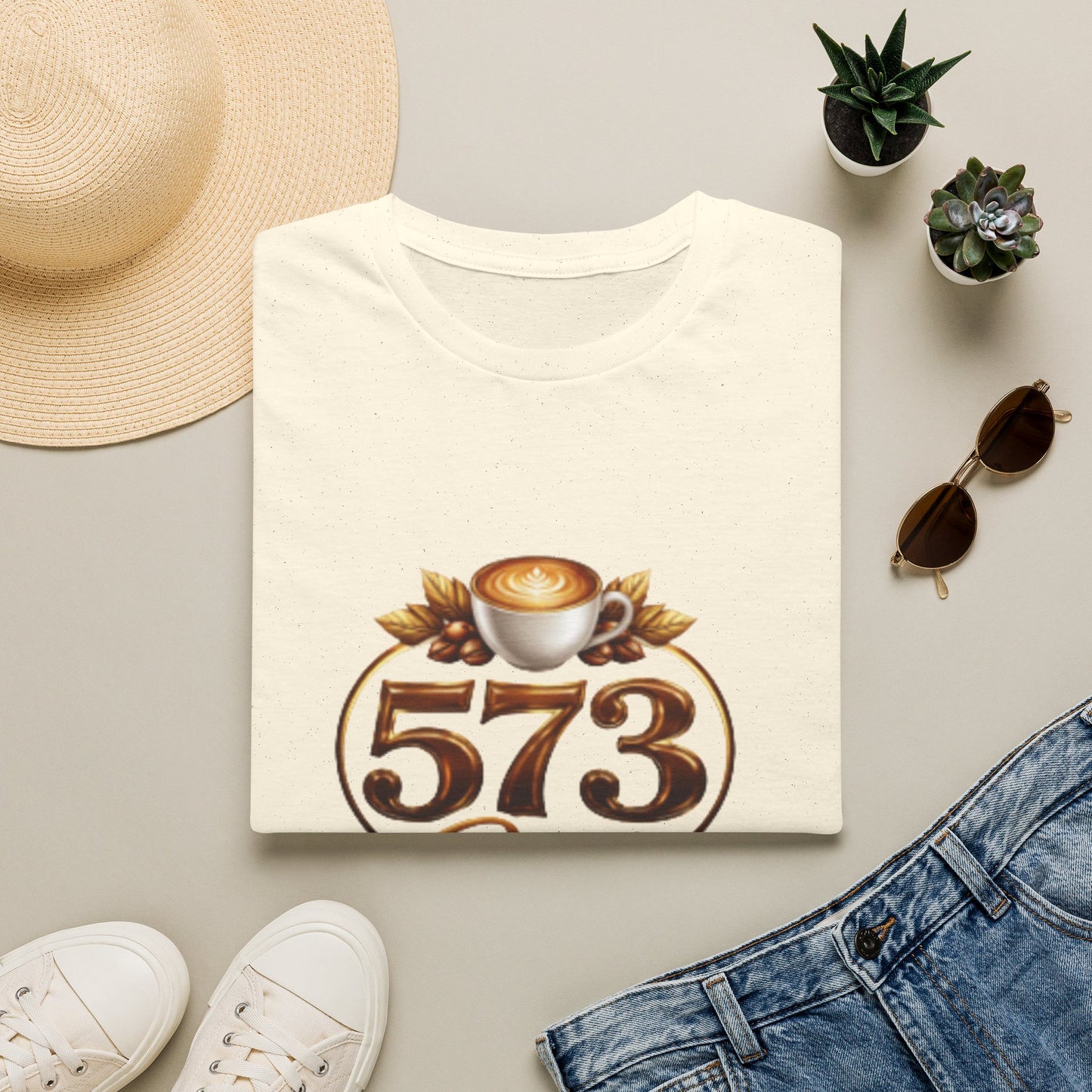 573 Brew Coffee T-Shirt — Logo Tee for Coffee Lovers