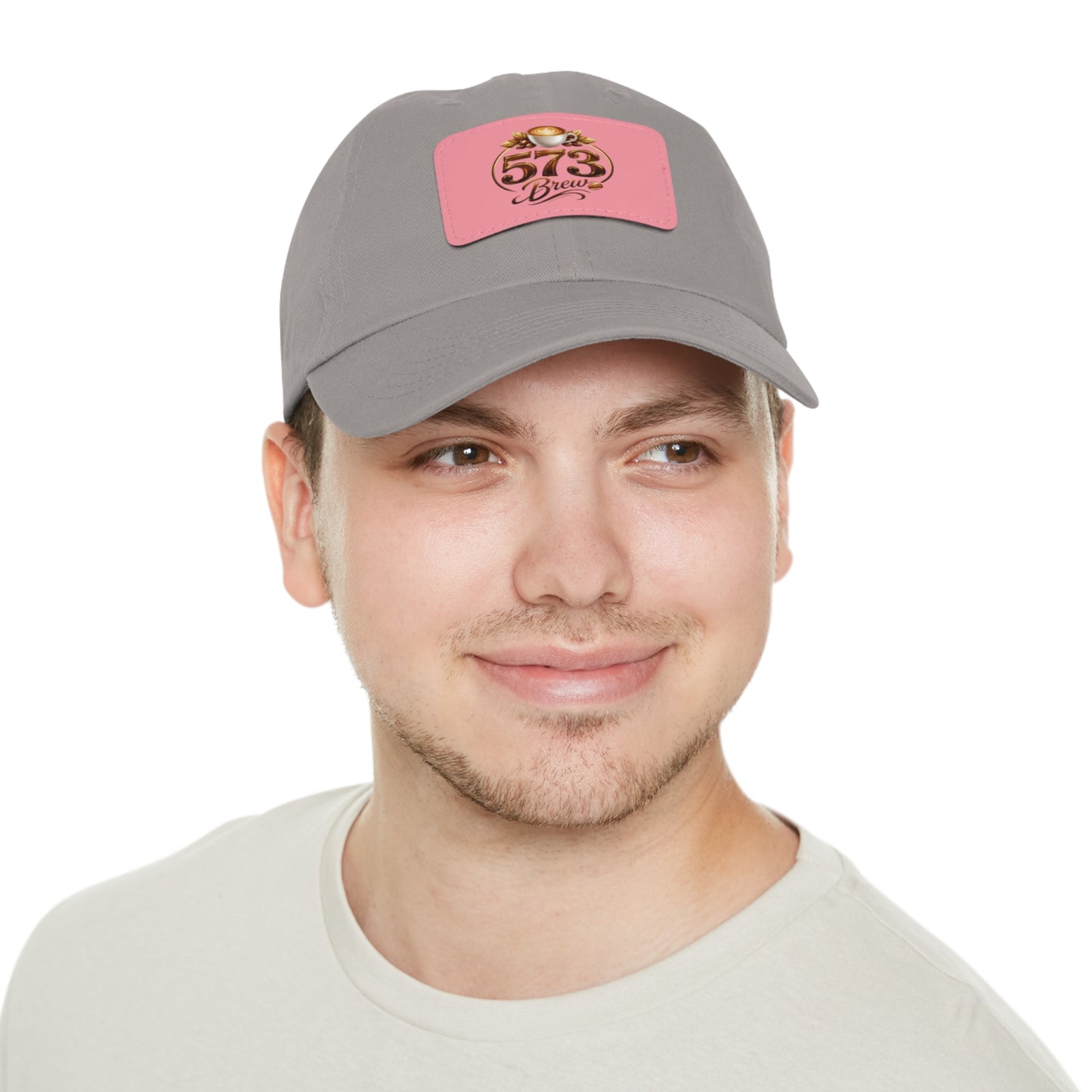 Leather Patch Dad Hat — 573 Brew Logo Cap