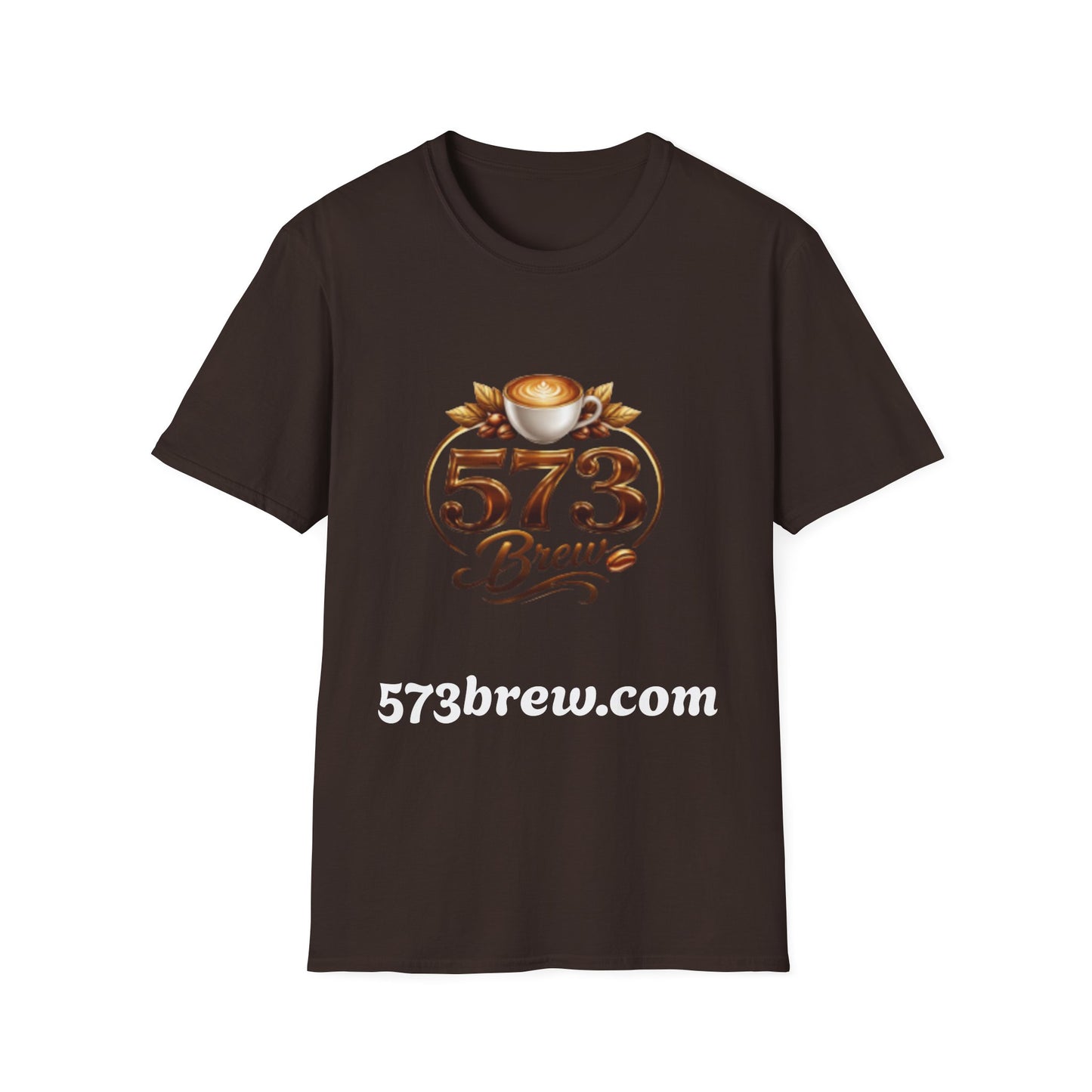 573 Brew Coffee T-Shirt — Logo Tee for Coffee Lovers