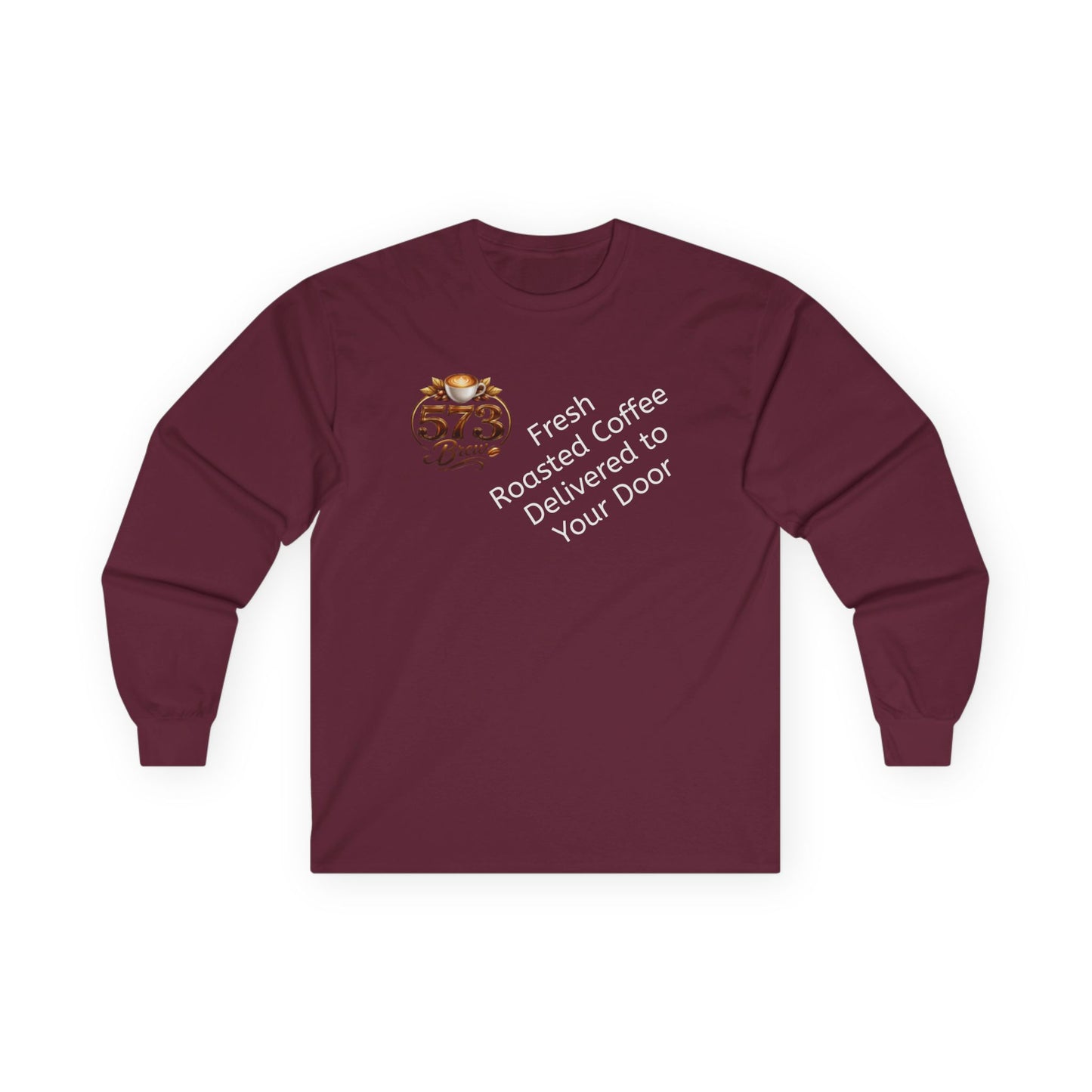 573 Brew Coffee Long Sleeve Tee — “Fresh Roasted Coffee Delivered to Your Door”