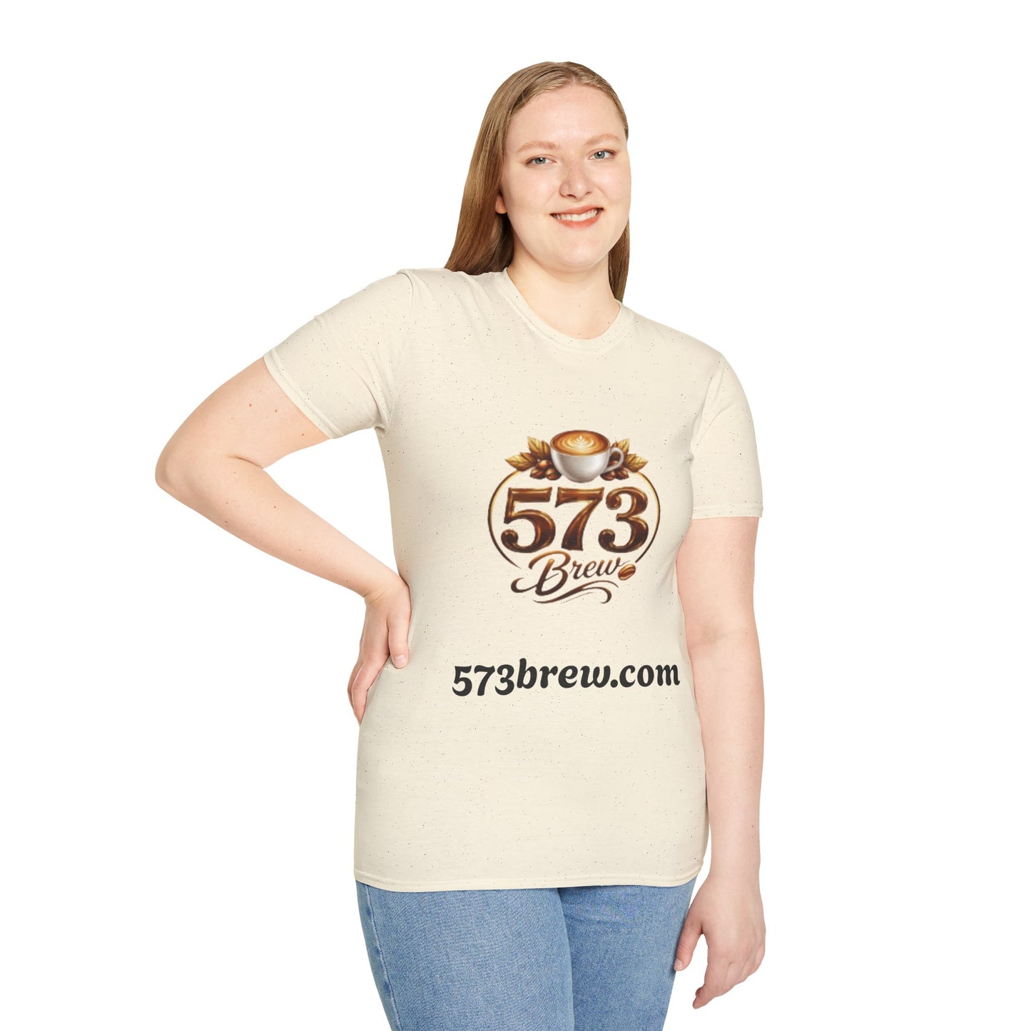 573 Brew Coffee T-Shirt — Logo Tee for Coffee Lovers
