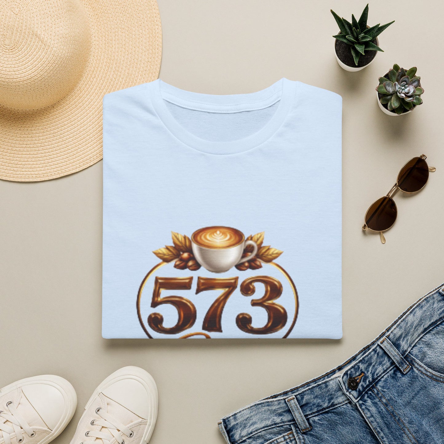 573 Brew Coffee T-Shirt — Logo Tee for Coffee Lovers