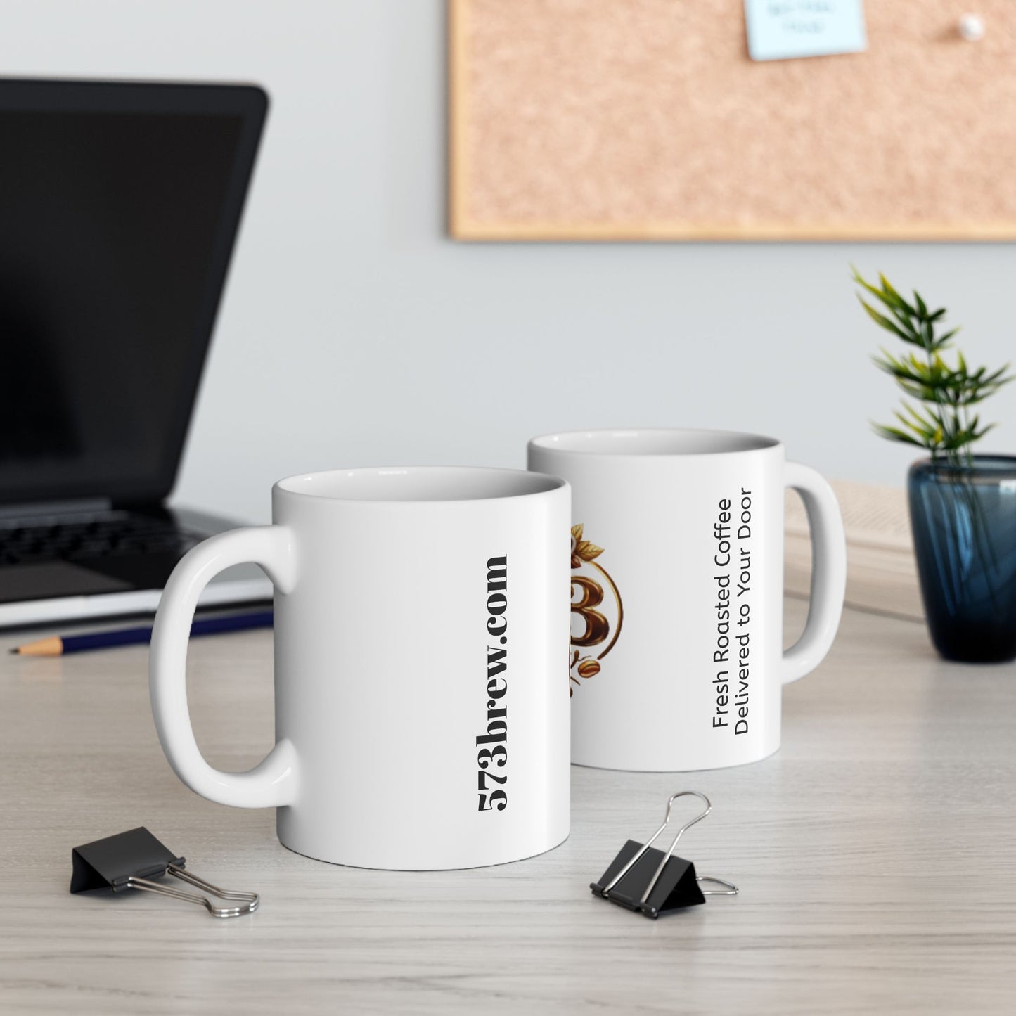 573 Brew Coffee Mug — Ceramic Coffee Lover Gift (11oz, 15oz)