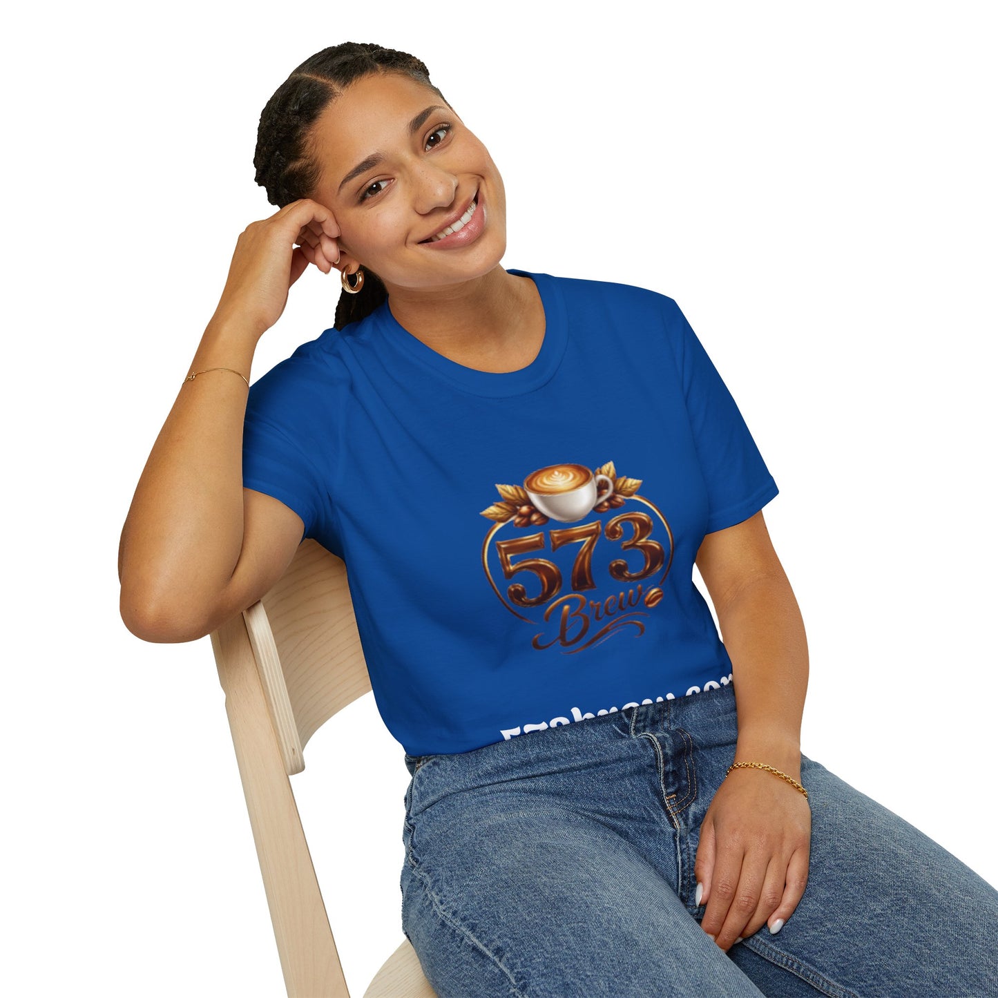 573 Brew Coffee T-Shirt — Logo Tee for Coffee Lovers