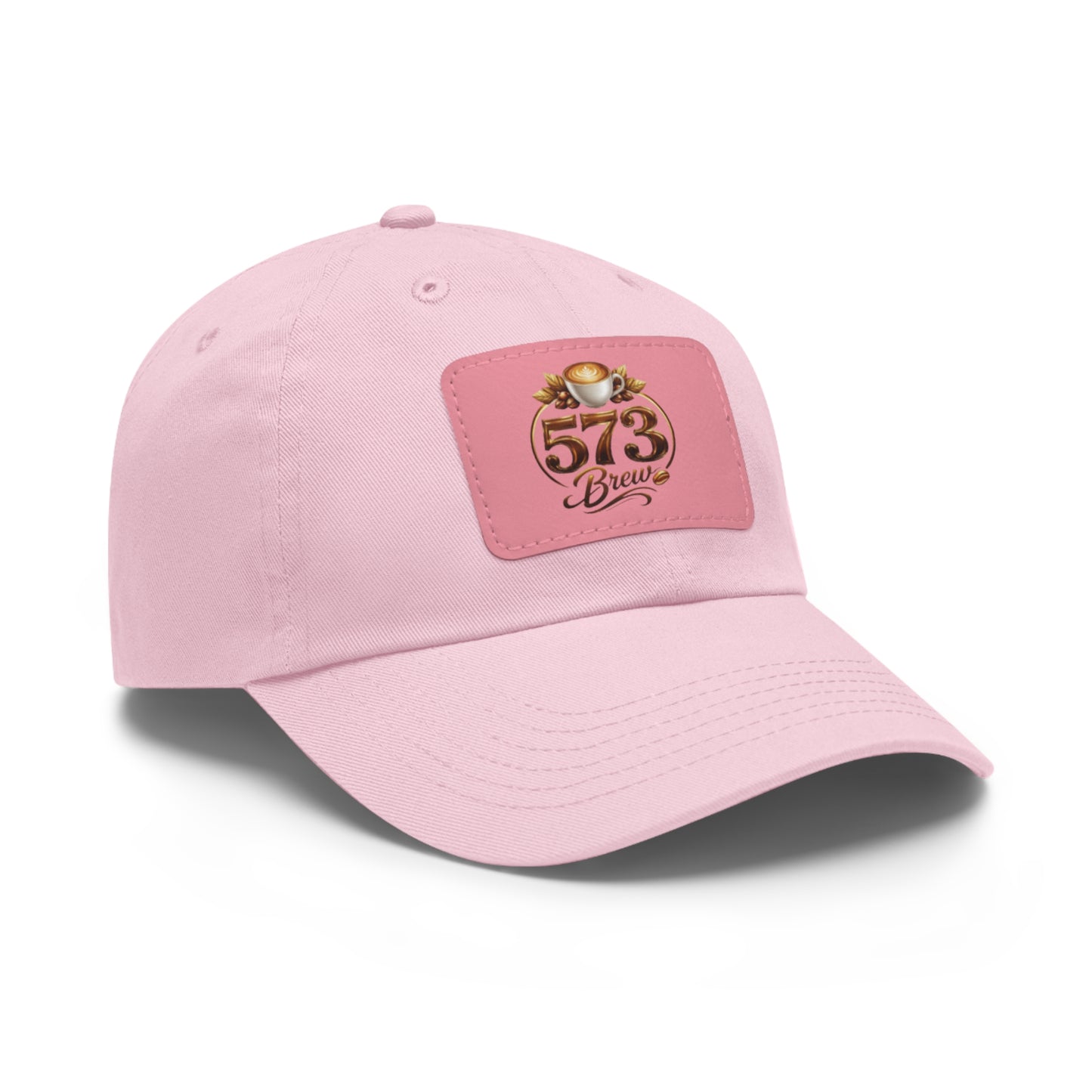 Leather Patch Dad Hat — 573 Brew Logo Cap