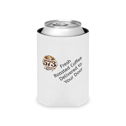 Can Cooler — 573 Brew Coffee Logo Can Cooler ("Fresh Roasted Coffee Delivered to Your Door")
