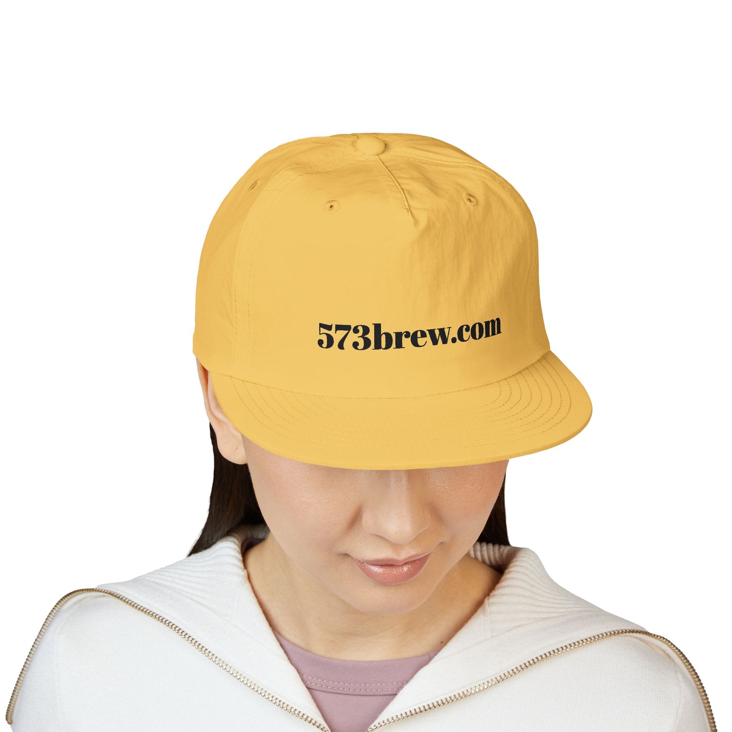 573brew.com Surf Cap – Minimalist Beach Hat for Surfers & Coastal Fans