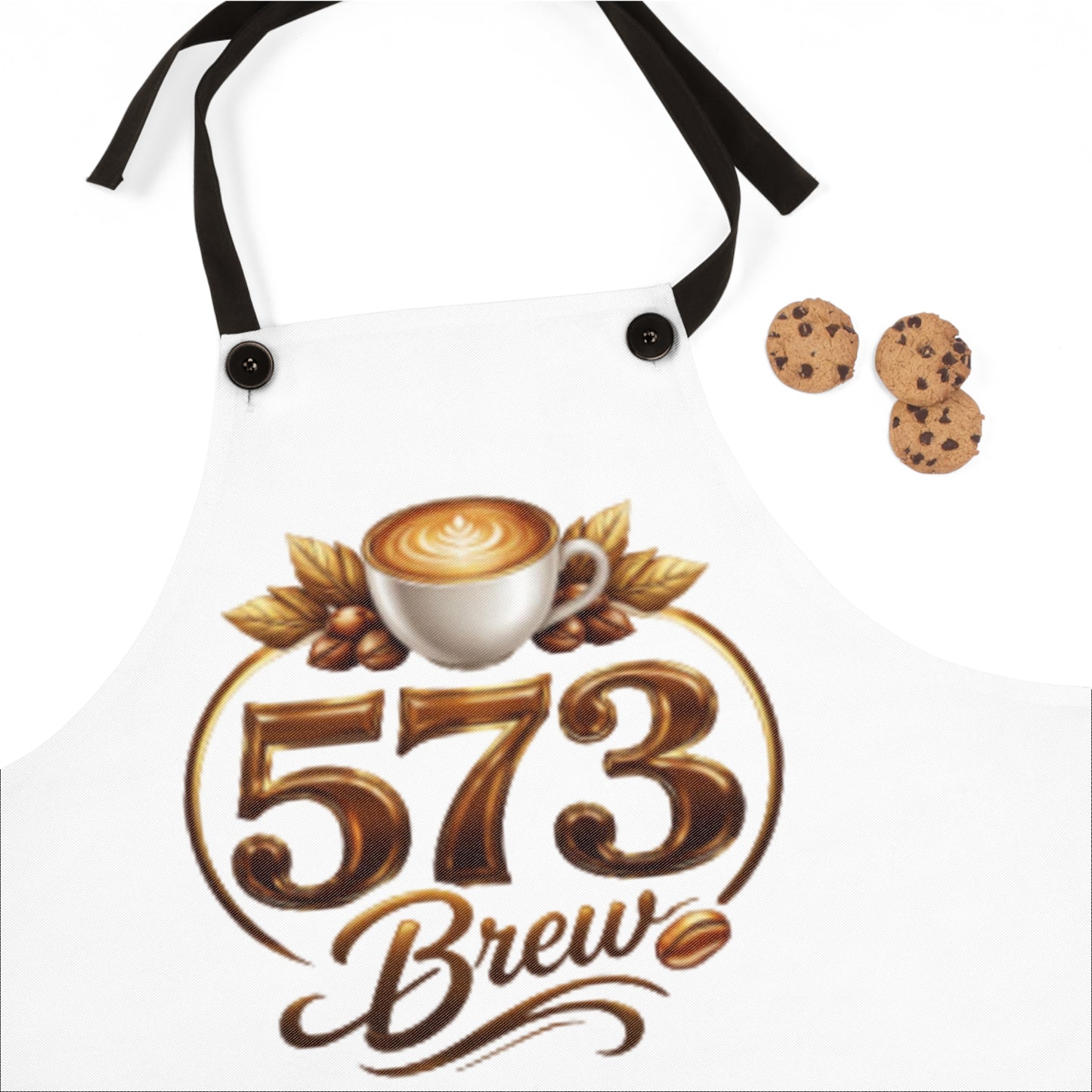 573 Brew Coffee Apron — Barista-Style Kitchen Apron with Logo