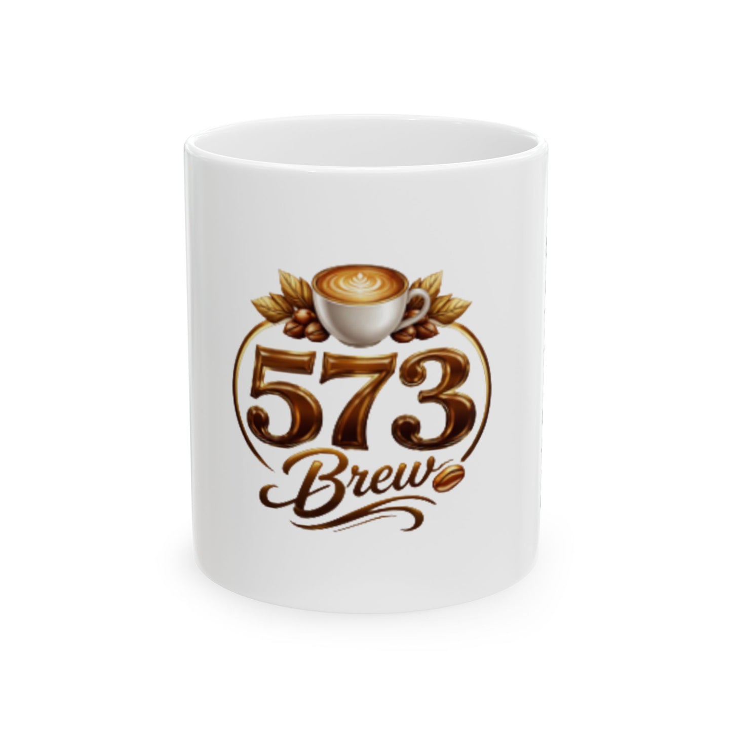 573 Brew Coffee Mug — Ceramic Coffee Lover Gift (11oz, 15oz)