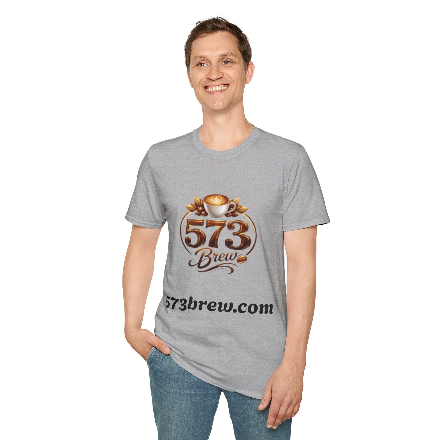 573 Brew Coffee T-Shirt — Logo Tee for Coffee Lovers