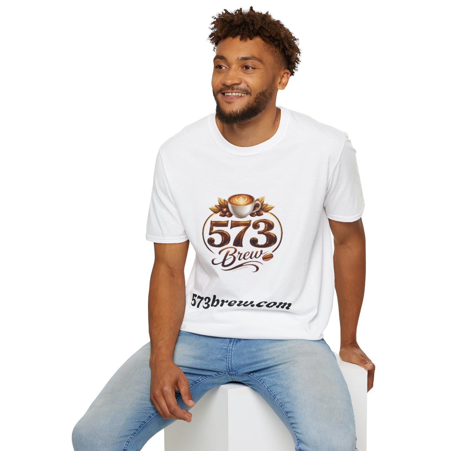 573 Brew Coffee T-Shirt — Logo Tee for Coffee Lovers