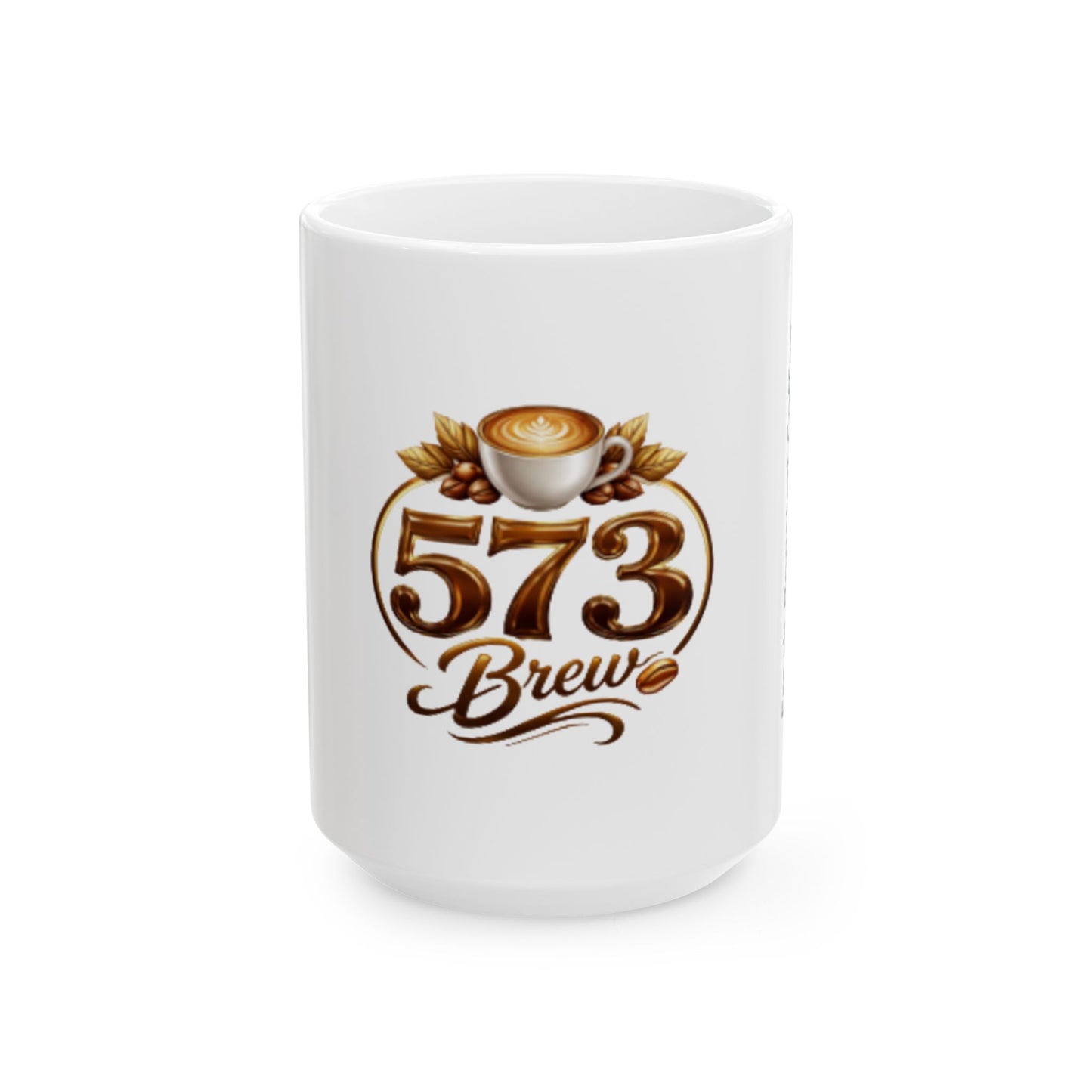 573 Brew Coffee Mug — Ceramic Coffee Lover Gift (11oz, 15oz)