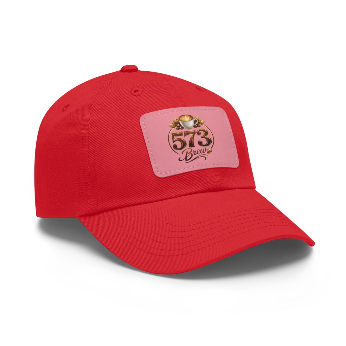 Leather Patch Dad Hat — 573 Brew Logo Cap