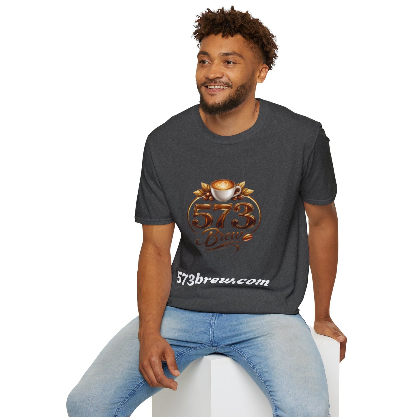 573 Brew Coffee T-Shirt — Logo Tee for Coffee Lovers