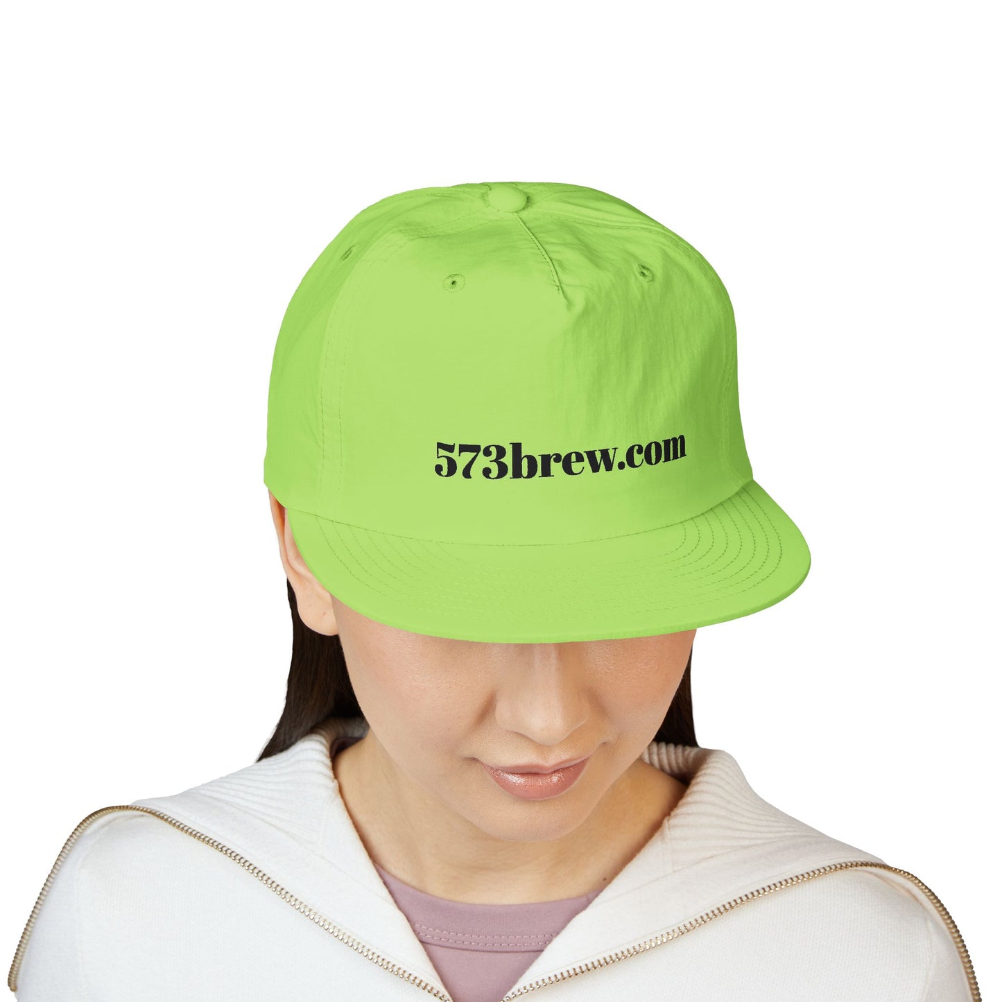 573brew.com Surf Cap – Minimalist Beach Hat for Surfers & Coastal Fans