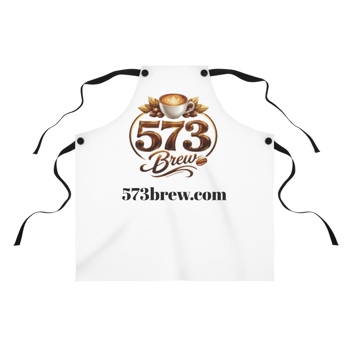 573 Brew Coffee Apron — Barista-Style Kitchen Apron with Logo