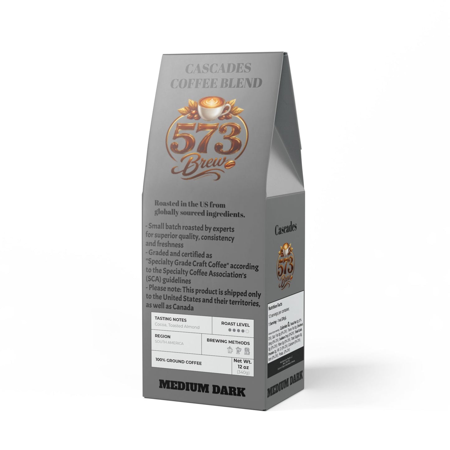Cascades Coffee Blend (Medium-Dark Roast)
