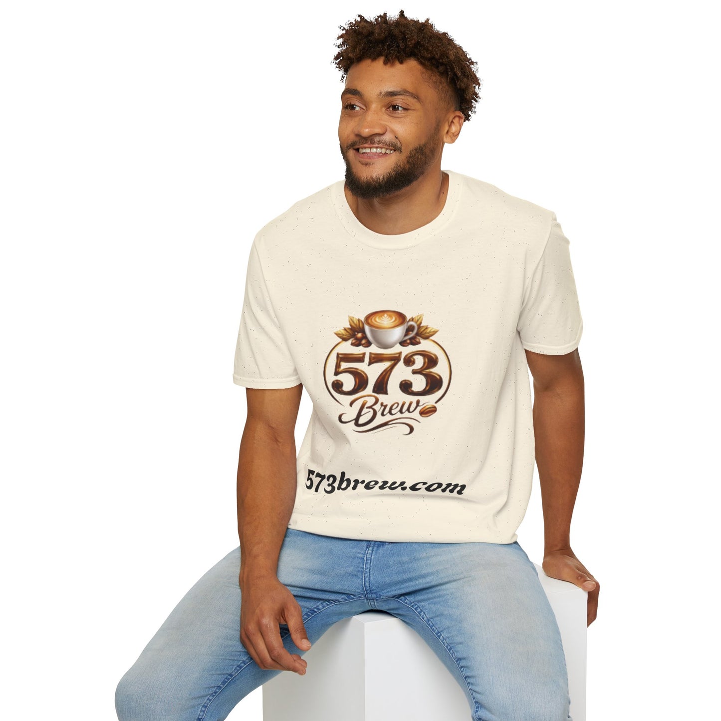 573 Brew Coffee T-Shirt — Logo Tee for Coffee Lovers