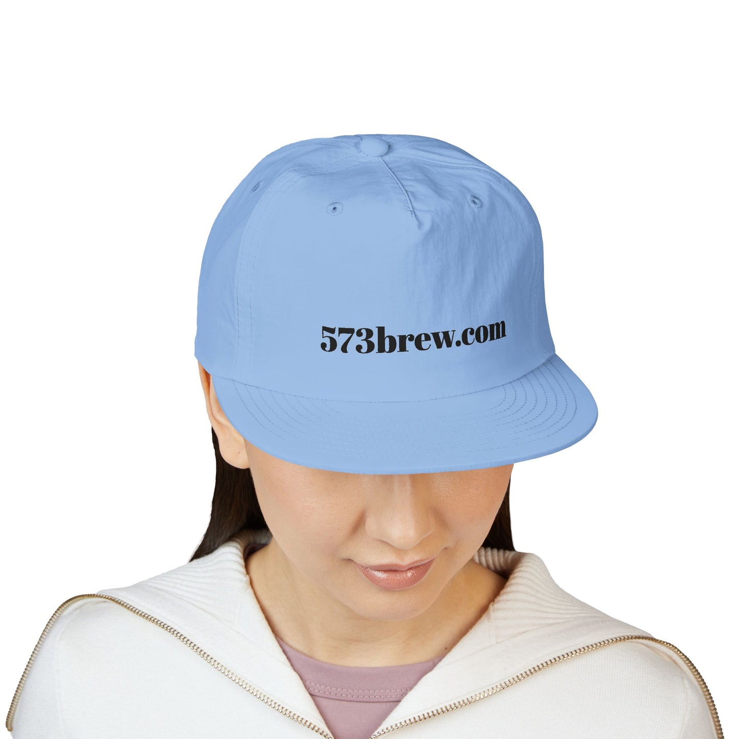 573brew.com Surf Cap – Minimalist Beach Hat for Surfers & Coastal Fans