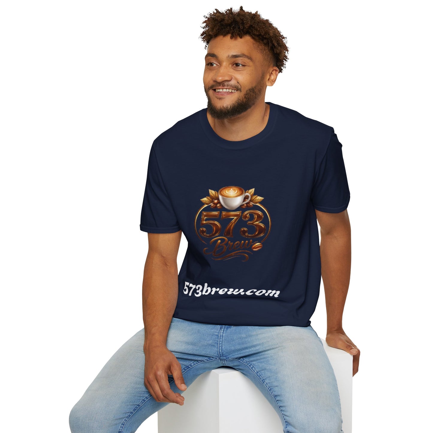 573 Brew Coffee T-Shirt — Logo Tee for Coffee Lovers