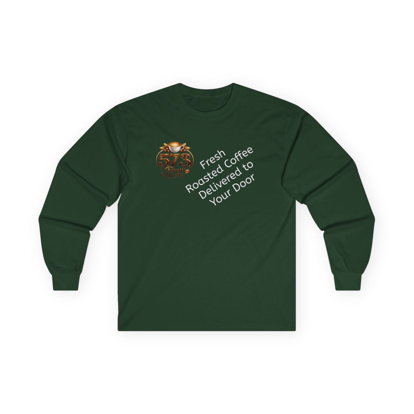 573 Brew Coffee Long Sleeve Tee — “Fresh Roasted Coffee Delivered to Your Door”