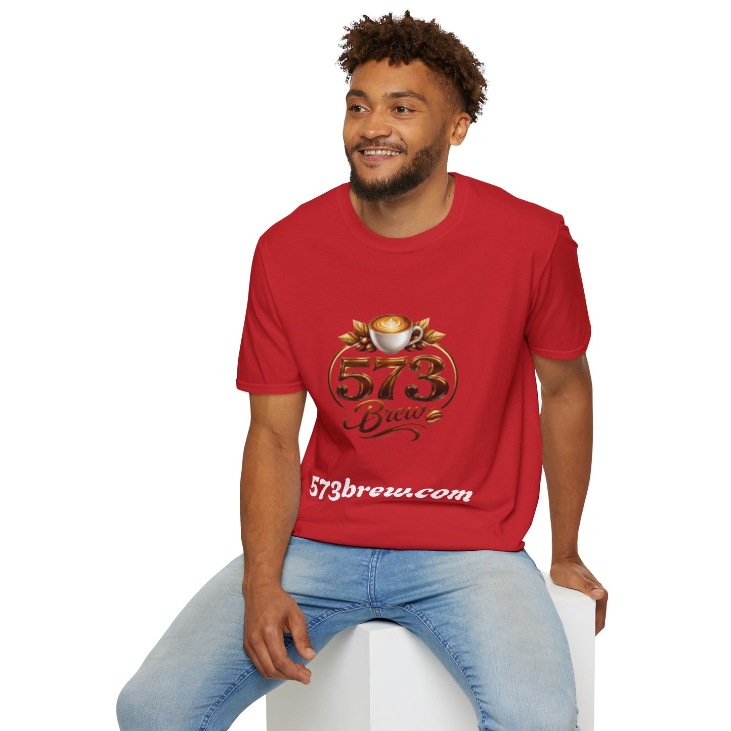 573 Brew Coffee T-Shirt — Logo Tee for Coffee Lovers