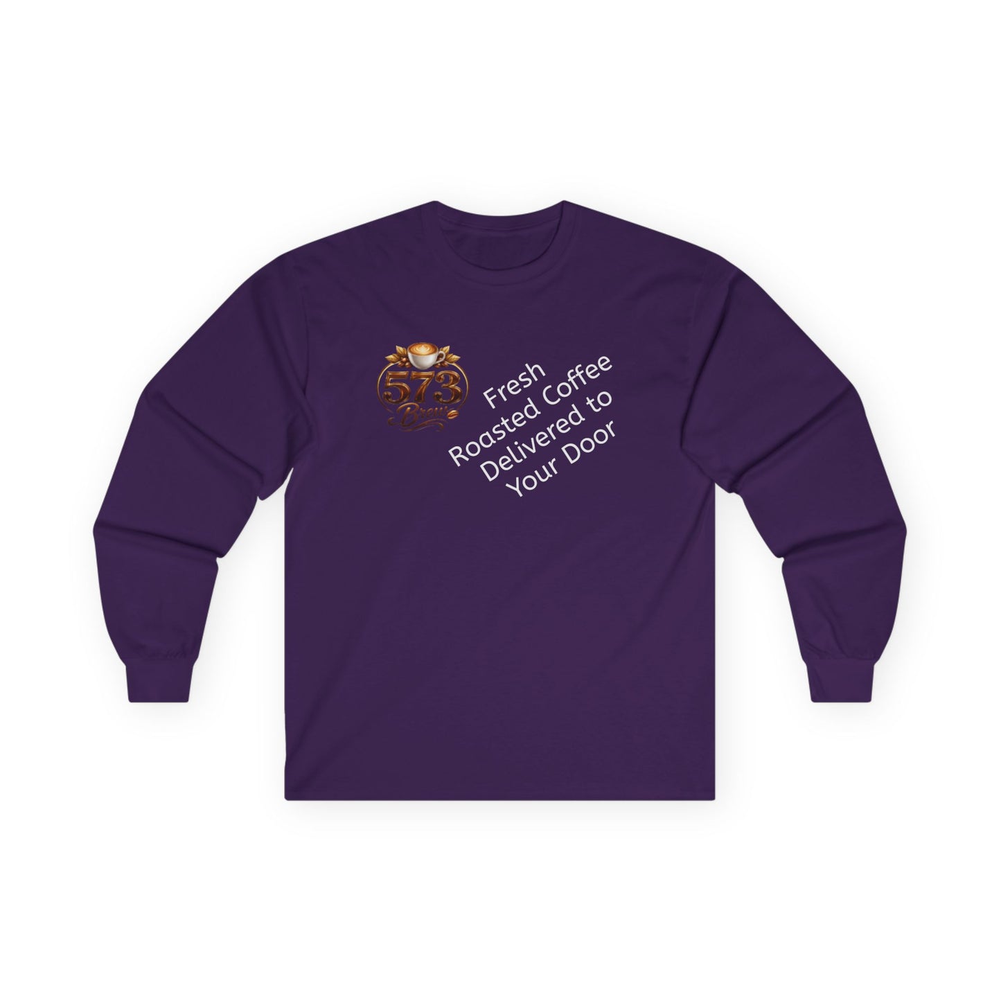 573 Brew Coffee Long Sleeve Tee — “Fresh Roasted Coffee Delivered to Your Door”
