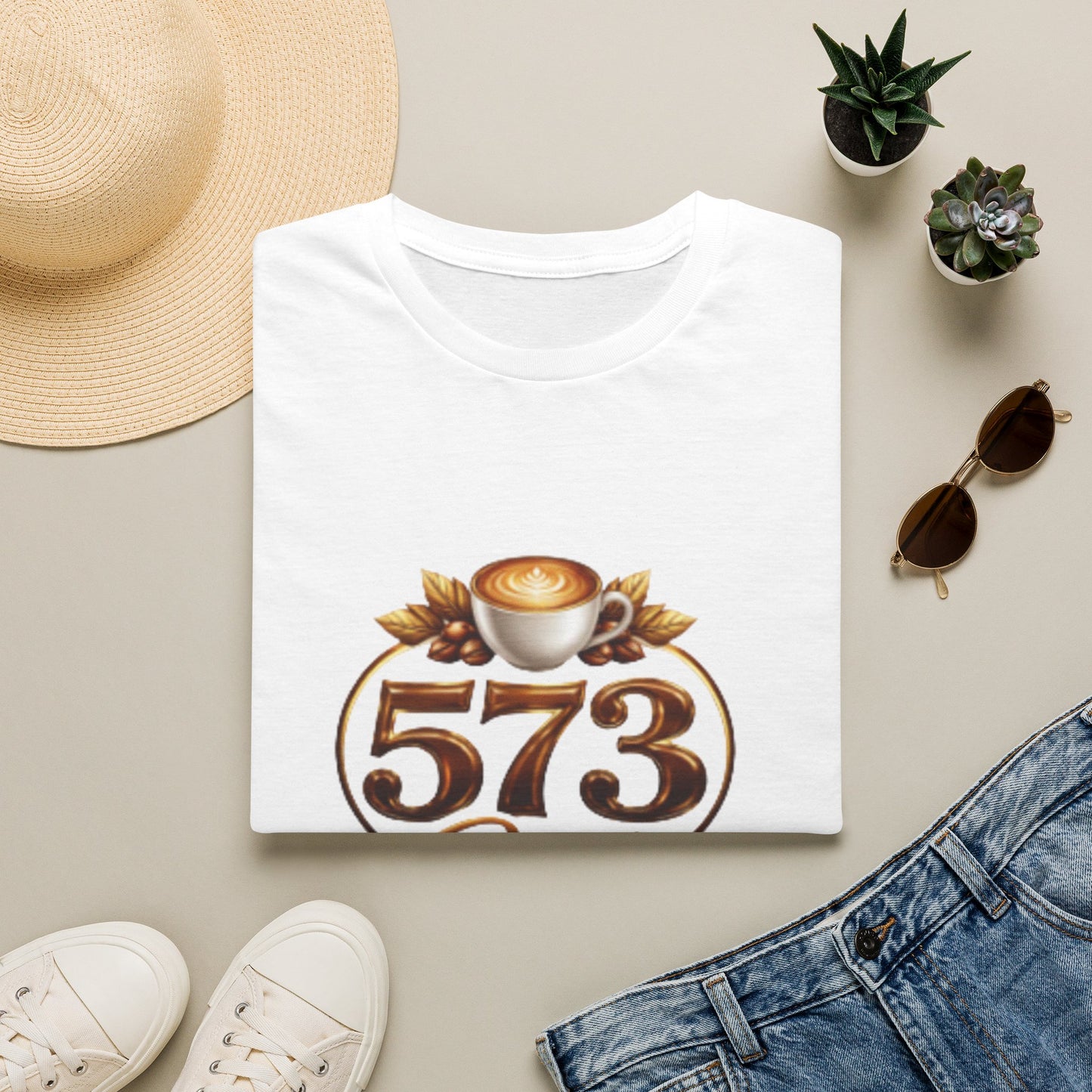 573 Brew Coffee T-Shirt — Logo Tee for Coffee Lovers