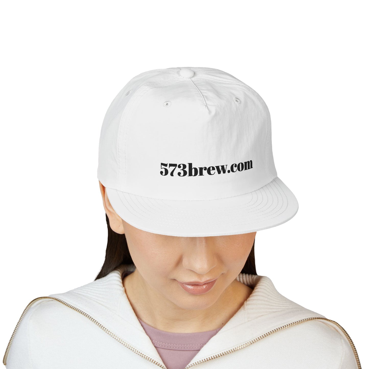 573brew.com Surf Cap – Minimalist Beach Hat for Surfers & Coastal Fans