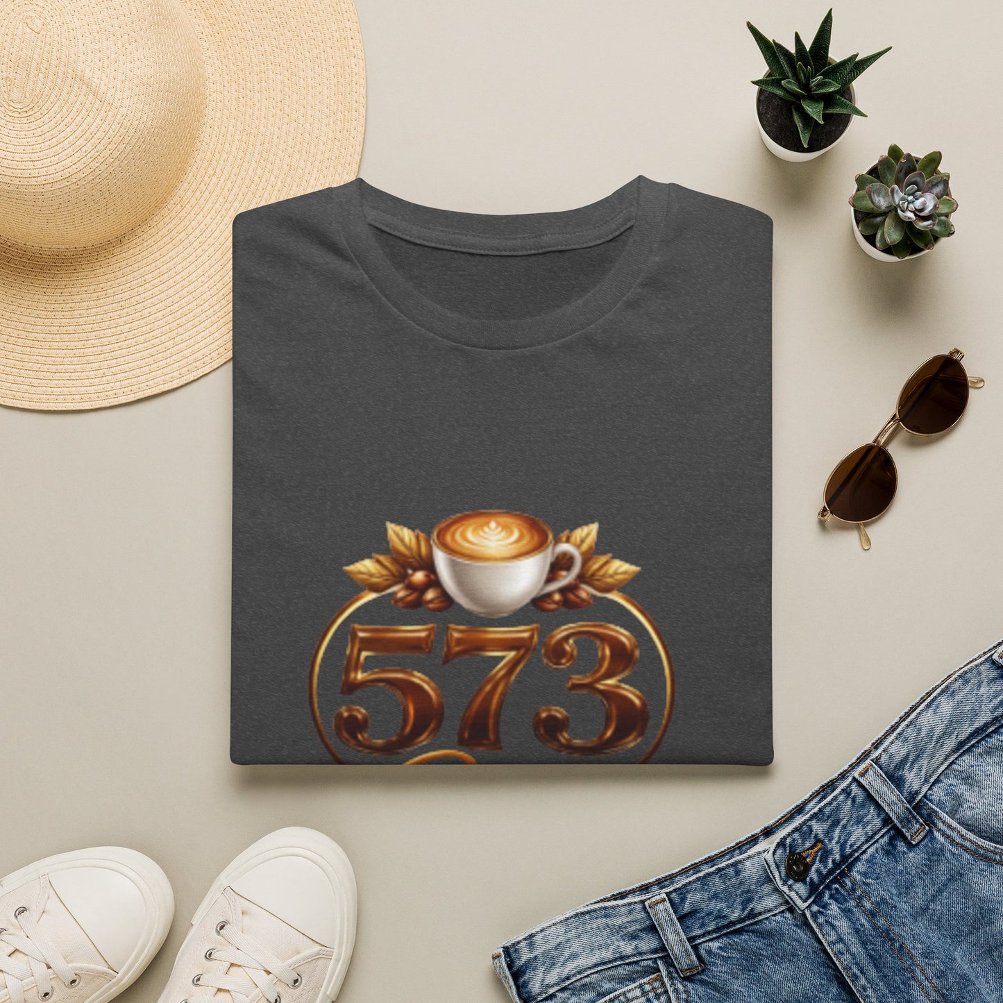 573 Brew Coffee T-Shirt — Logo Tee for Coffee Lovers