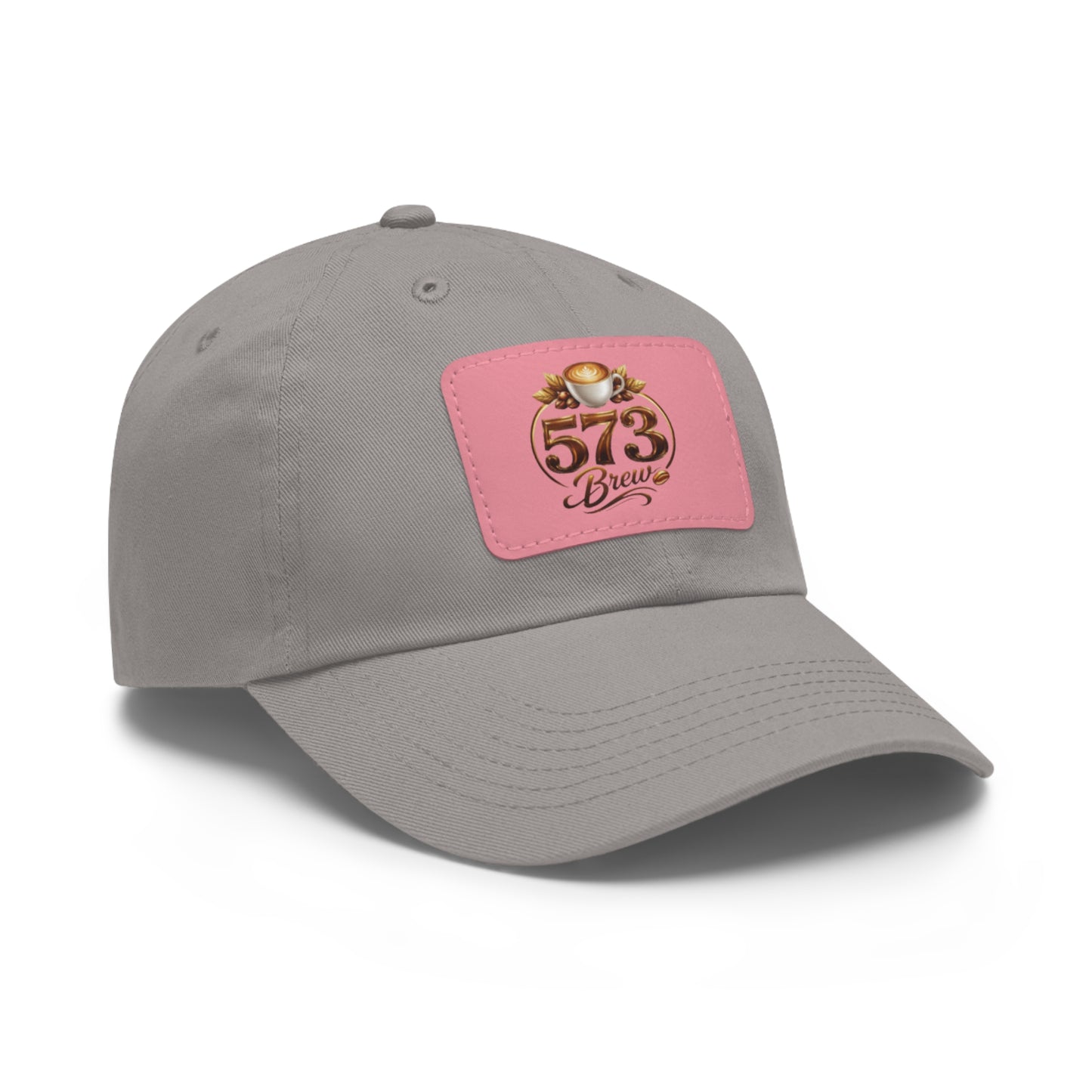 Leather Patch Dad Hat — 573 Brew Logo Cap