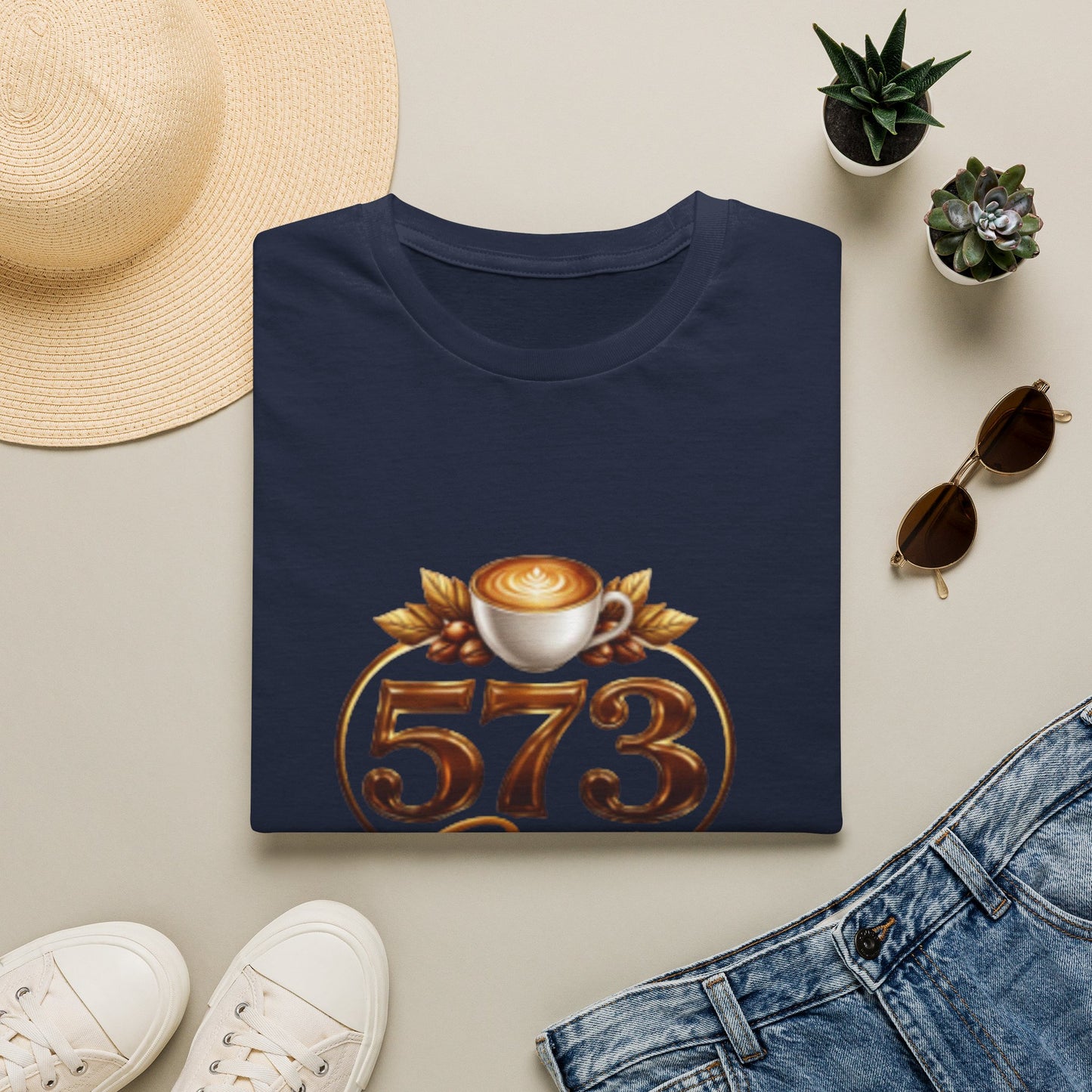 573 Brew Coffee T-Shirt — Logo Tee for Coffee Lovers
