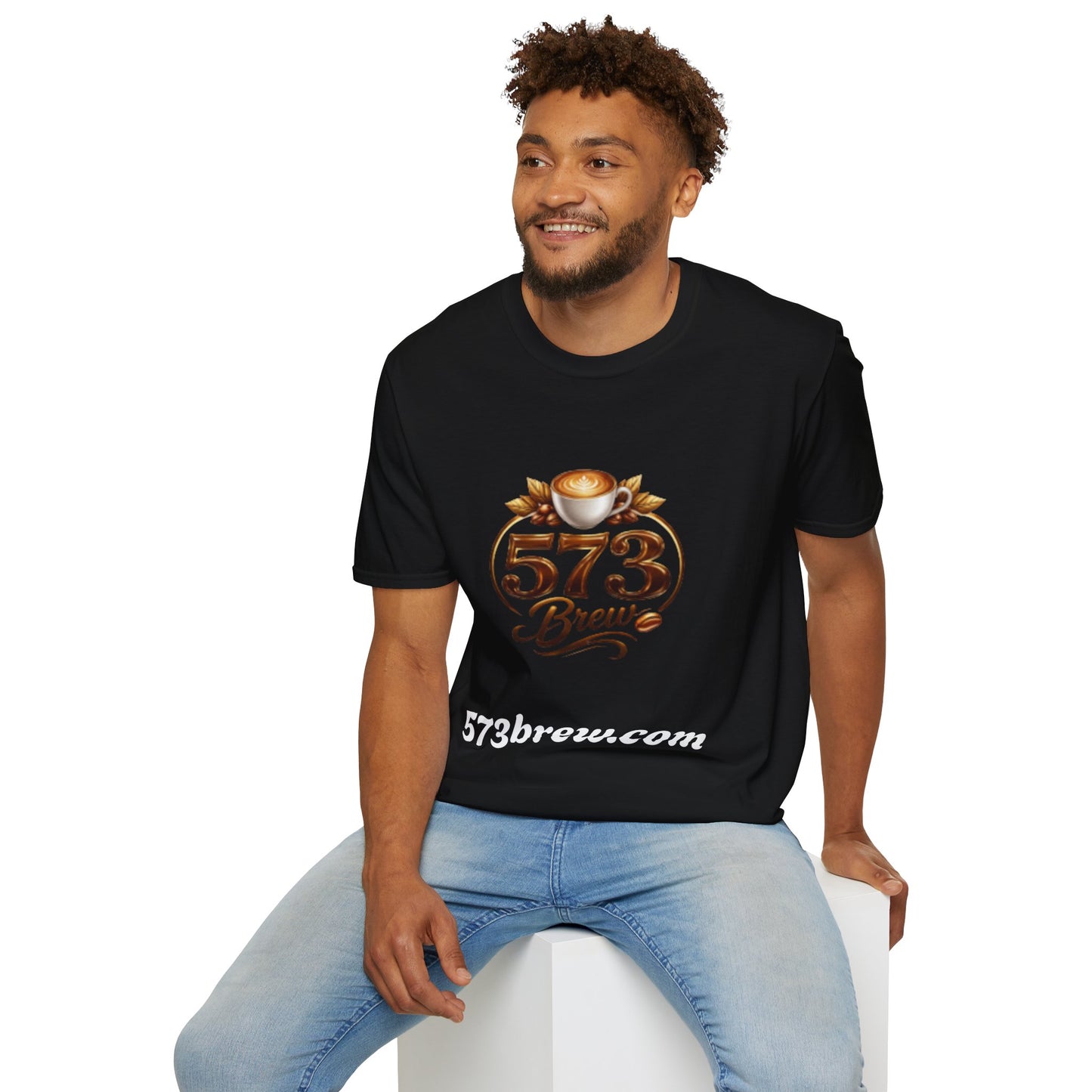 573 Brew Coffee T-Shirt — Logo Tee for Coffee Lovers