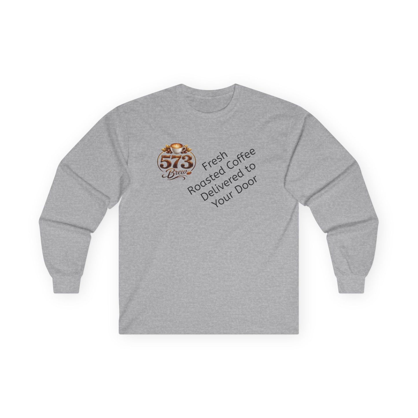 573 Brew Coffee Long Sleeve Tee — “Fresh Roasted Coffee Delivered to Your Door”