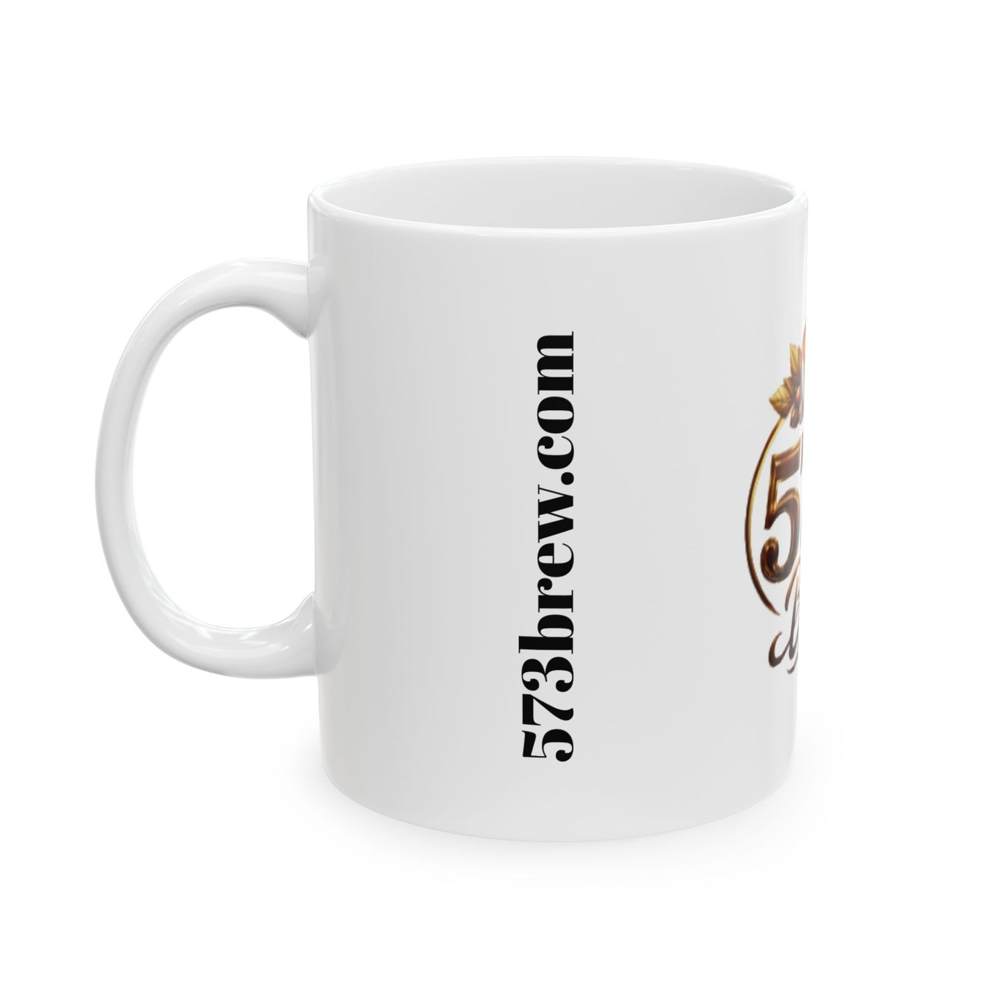 573 Brew Coffee Mug — Ceramic Coffee Lover Gift (11oz, 15oz)
