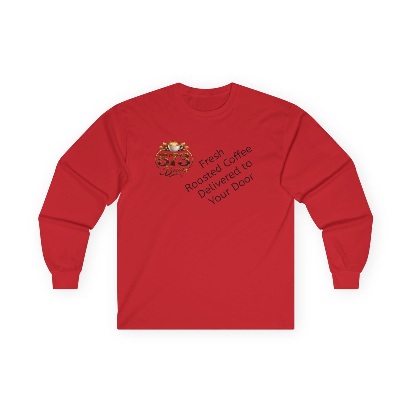 573 Brew Coffee Long Sleeve Tee — “Fresh Roasted Coffee Delivered to Your Door”